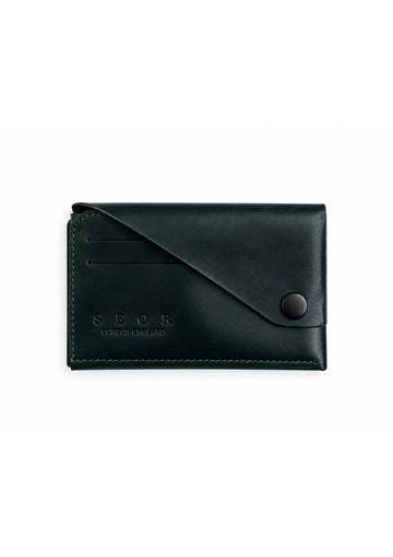 Origata Genuine Leather Front Pocket Wallet | Foldable | Stitchless | DIY | Genuine Leather |Emrald Green